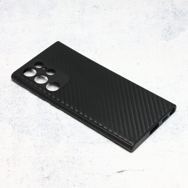 Torbica Carbon fiber za Samsung S908B Galaxy S22 Ultra 5G crna