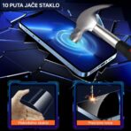 Zastitno Staklo Tempered glass 2.5D dust free Box za iPhone 12 Pro Max 6.7 crni - Slika 5