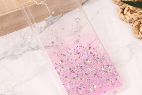 Torbica Silikonska Glitter za Samsung A325F Galaxy A32 4G (EU) roze