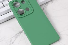 Torbica Silikon Pro Camera za Xiaomi Redmi Note 14s zelena