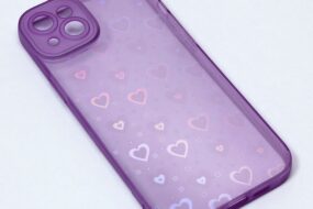 Torbica Heart Color IMD za iPhone 14 Plus 6.7 ljubicasta