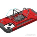 Torbica Hard Border Ring za iPhone 14 6.1 crvena - Slika 3
