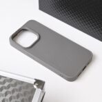 Torbica Magsafe Kevlar za iPhone 15 Pro 6.1 siva - Slika 4
