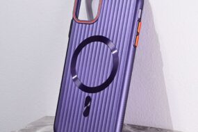 Torbica Magsafe Stripe za iPhone 11 6.1 ljubicasta