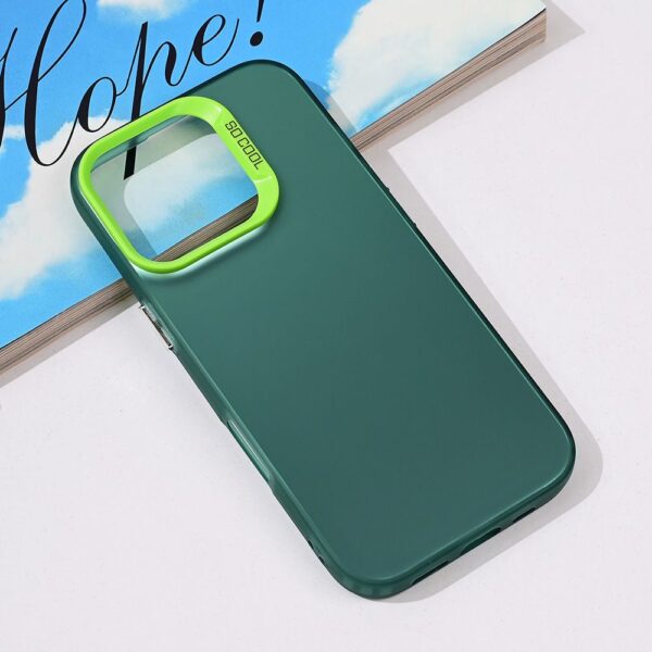 Torbica Clear za iPhone 16 Pro 6.3 zelena
