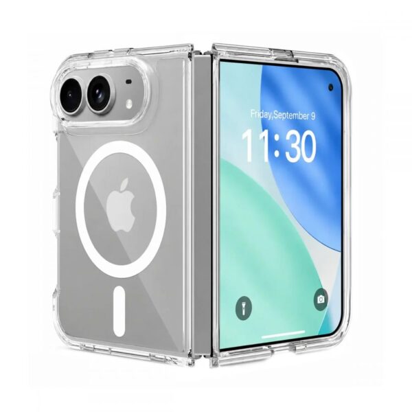 Torbica Magsafe za iPhone 18 Duo transparent