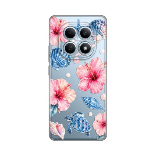 Torbica Silikonska Print Skin za Xiaomi Redmi Note 15 4G/5G Hibiscus Sea