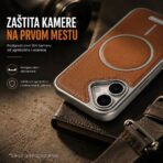 Torbica Magsafe Urban Leather za iPhone 17 Pro Max 6.9 tamno plava - Slika 3