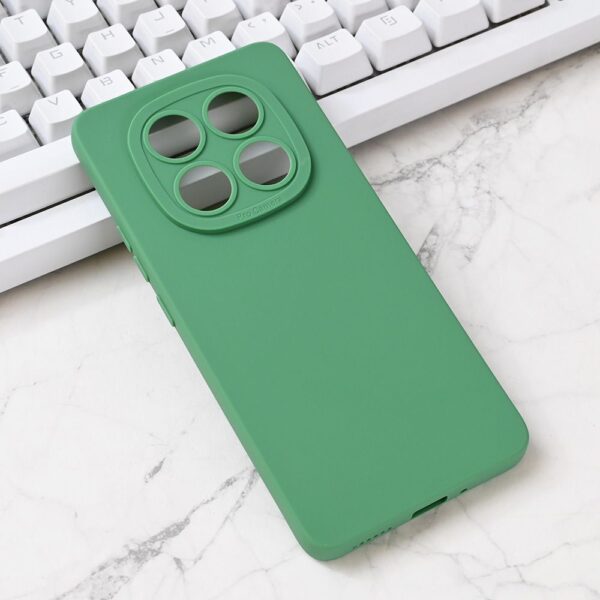 Torbica Silikon Pro Camera za Xiaomi Redmi Note 14 Pro 5G zelena