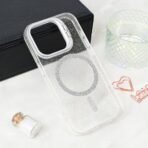 Torbica Magsafe Sparkle za iPhone 13 Pro 6.1 transparent - Slika 3