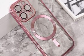 Torbica Magsafe Lux za iPhone 16 Pro 6.3 roze