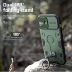 Torbica Nillkin CamShield Armor Pro za iPhone 14 Plus 6.7 zelena - Slika 5