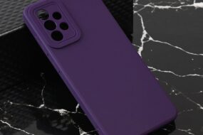 Torbica Teracell Giulietta za Samsung A525F/A526B/A528B Galaxy A52 4G/A52 5G/A52s 5G mat tamno ljubicasta