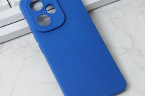 Torbica Silikon Pro Camera za Xiaomi Redmi Note 13 Pro Plus (EU) tamno plava