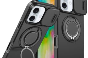 Torbica CamShield Ring stand za iPhone 16 6.1 crna