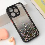 Torbica Frame Glitter za iPhone 14 Pro 6.1 crna - Slika 2