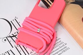 Torbica Crossbody za iPhone 16 Pro 6.3 pink