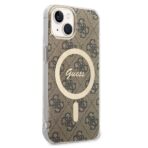 Torbica Guess Hc Magsafe IML 4G Pattern za iPhone 15 6.1 braon (GUHMP15SH4STW) - Slika 3