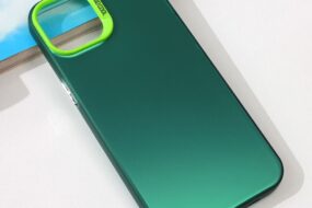 Torbica Clear za iPhone 14 6.1/13 6.1 zelena