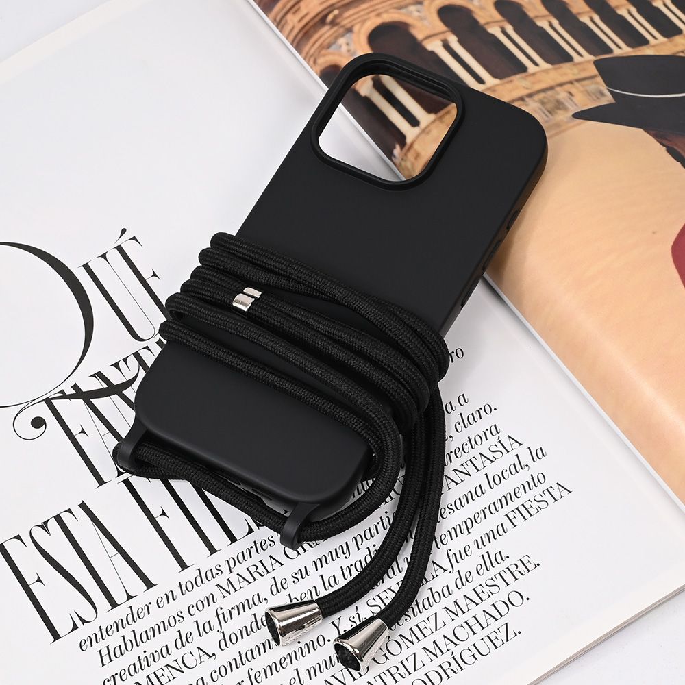 4708a3eb-e7ee-41be-b83b-457871c56b78-Torbica-Crossbody-za-iPhone-16-Pro-63-crna_w1000 Torbica Crossbody za iPhone 16 Pro 6.3 crna - Slika 1