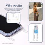 Torbica Magsafe Glitter za iPhone 14 6.1 crvena - Slika 3