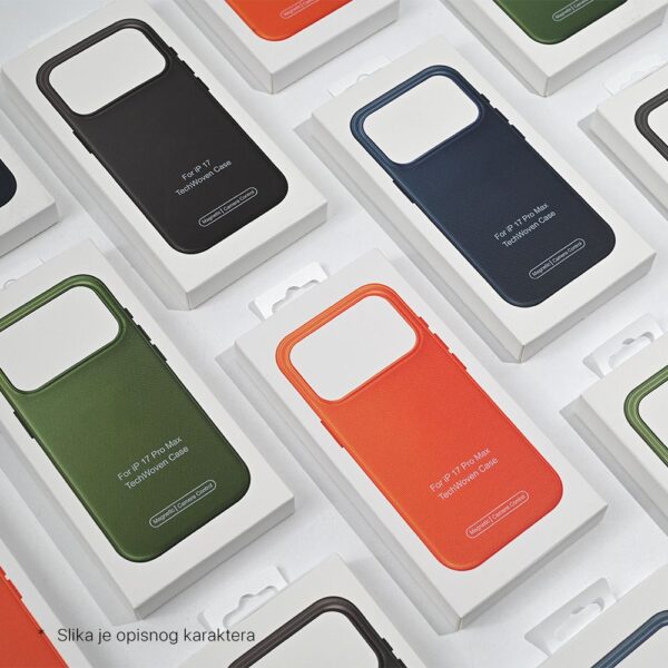 Torbica Magsafe TechWoven za iPhone 15 6.1 plava