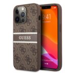 Torbica Guess Stripe za iPhone 13 Pro 6.1 braon  (GUHCP13L4GDBR)
