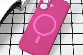 Torbica Magsafe Pure color za iPhone 17 6.3 tamno pink