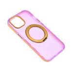 Torbica Magsafe Color Ring za iPhone 15 6.1 ljubicasta - Slika 2