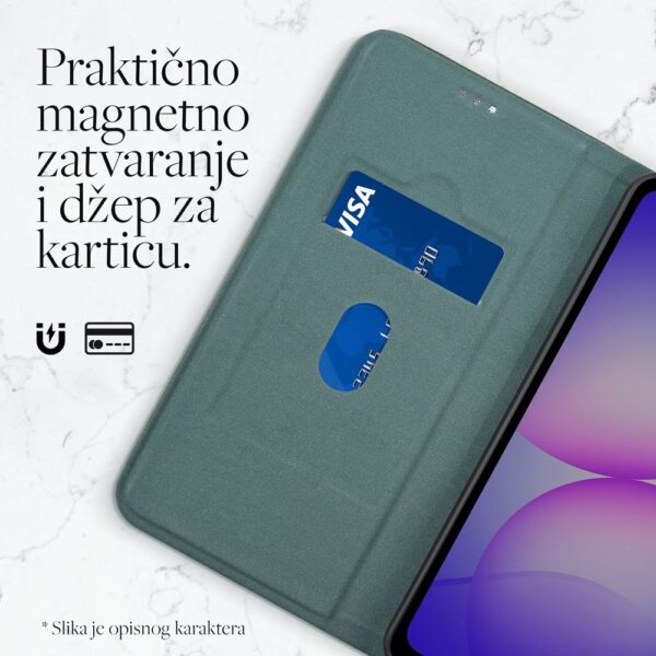 Torbica Teracell Elegant Flip za Honor X7e crna