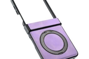 Torbica Hanman Magsafe Stand ORG za Samsung F776B Galaxy Z Flip 8 ljubicasta