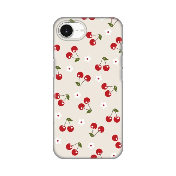 Torbica Silikonska Print za iPhone 16e/17e 6.1 Cherry and Flowers