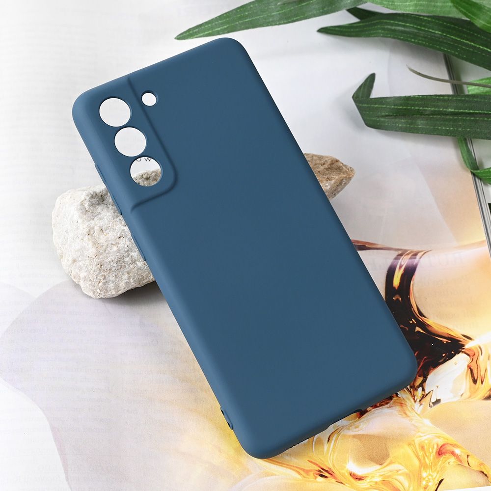 Torbica Teracell Soft Velvet za Samsung G990 Galaxy S21 FE plava