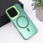 Torbica Magsafe Clear za iPhone 16 Pro 6.3 zelena