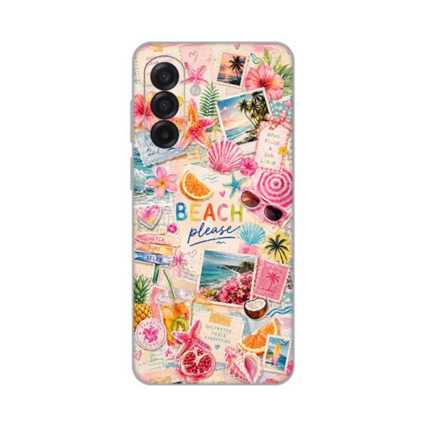 Torbica Silikonska Print Skin za Samsung A175F/A185F Galaxy A17/A18 Beach Please