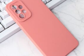 Torbica Silikon Pro Camera za Samsung A525F/A526B/A528B Galaxy A52 4G/A52 5G/A52s 5G roze