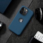 Torbica Nillkin Scrub Pro za iPhone 14 Pro 6.1 plava (sa otvorom za logo) - Slika 11