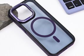 Torbica Magsafe Trendy za iPhone 15 Pro 6.1 ljubicasta