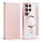 Torbica Magsafe Lux Bi Fold za Samsung S938B Galaxy S25 Ultra roze - Slika 2