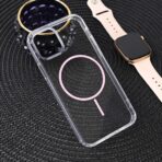 Torbica Magsafe Color Line za iPhone 12/12 Pro 6.1 roze - Slika 4