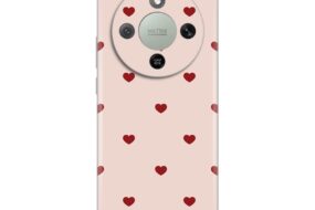 Torbica Silikonska Print za Honor Magic 8 Lite Beige Hearts