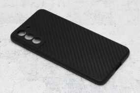 Torbica Carbon fiber za Samsung G990F Galaxy S21 FE crna