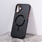 Torbica Magsafe Stripe za iPhone 16 Plus 6.7 crna
