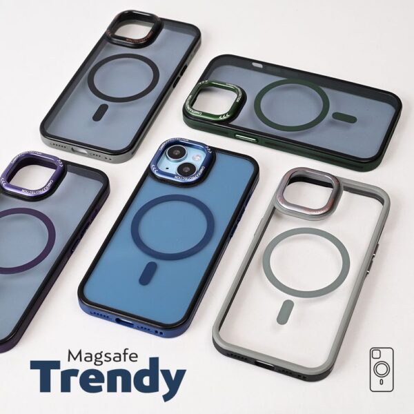 Torbica Magsafe Trendy za iPhone 15 Pro Max 6.7 ljubicasta