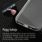 Torbica silikonska Ultra Thin with pluggy za Samsung S946B Galaxy S26 Plus transparent - Slika 3