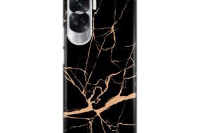 Torbica Silikonska Print za Honor 90 Lite All Black