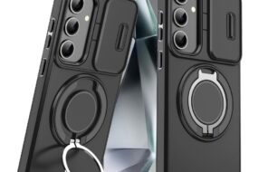 Torbica CamShield Ring stand za Samsung S946B Galaxy S26 Plus crna
