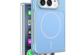 Torbica Magsafe Shield za iPhone 18 Duo plava