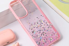 Torbica Frame Glitter za Samsung A165F Galaxy A16 roze