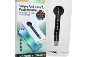 Zastitno Staklo Tempered glass 2.5D Automatic paste box za iPhone 13 Pro Max/14 Plus 6.7 crni